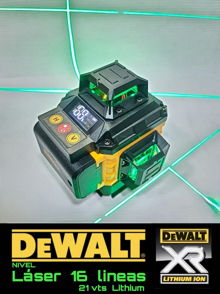 Nivel Laser Dewalt 16 Lineas 21v